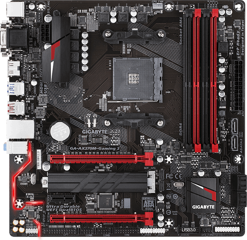 Gigabyte GA AX370M Gaming 3 Motherboard Specifications On